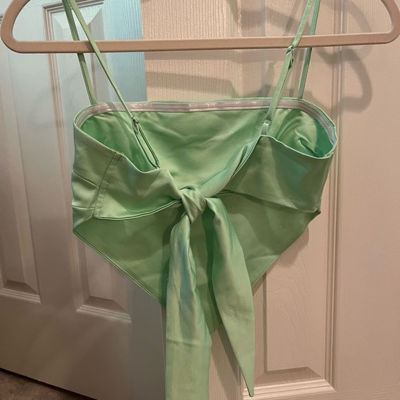 Princess Polly Green Scarf Top - Picture 3 of 4